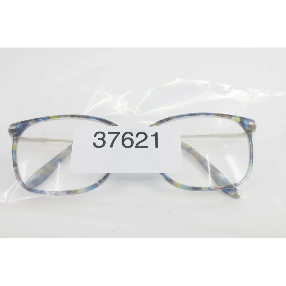 JF Rey Eyeglasses Blue Yellow Tortoise Cat Eye Frames France 52-16-135 37621